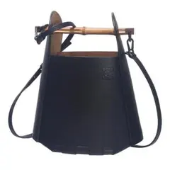ロエベ LOEWE バンブー バケットバッグ 2WAY ハンドバッグ ブラック