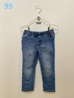 babyGAP 美品◎ミニー総柄デニムパンツ