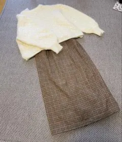 archivesセーター LOWRYS FARMスカート 2点セット 新品未使用