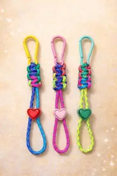 パラコード ハンドメイド ペットボトルホルダー マルチホルダー 色ランダム