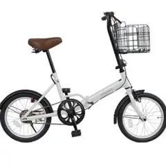 【新品・未開封】AIJYU 16インチ折りたたみ自転車 EB-16 ホワイトのサムネイル