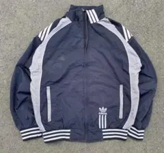 じ*ん様 131  トラックジャケット M ブルー　旧トレフォイルロ 131 adidas トラックジャケット M ブルー 旧トレフォイルロゴ - メルカリ