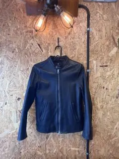 美品　HARE ブラックレザージャケット