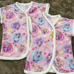フリーススリーパー 120 100 ２枚セット　ヒーリングっどプリキュア　姉妹