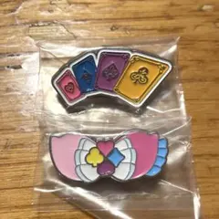 アイカツプリパラ　ピンズコレクション　あかりリボン　アイカツカード