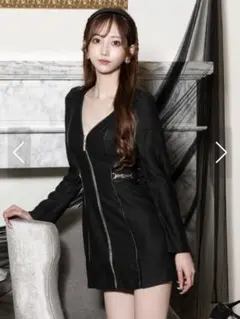 ローブドフルールドレス