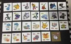 ポケモンデコキャラシール　27枚セット