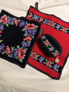 フェイラー　花柄タオルとポーチセット