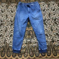 GU ジーユー スウェットイージーパンツ ジョガーパンツ デニム風