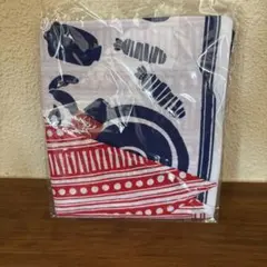 カルディもへじ手ぬぐいエコバッグ①