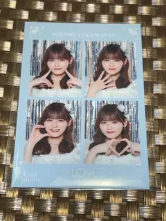 =LOVE イコラブ 髙松瞳 4カット フォト 宝石衣装