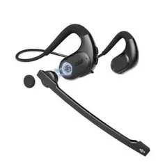 ワイヤレスヘッドホン 空気伝導 両耳耳掛け型 オンライン会議テレワーク用 ENC