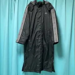 ベンチコート　adidas ブラック