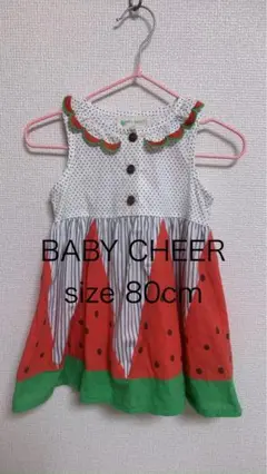 ベイビーチアー babycheer スイカワンピース すいかワンピース スイカワンピース（ミドルワンピース） | baby cheer（ベイビー