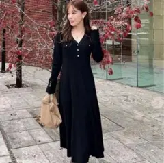 ココディール ロングワンピース