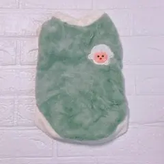 犬用パーカー Lグリーン ペット服 犬服 猫服 ドッグウェア あったか 防寒