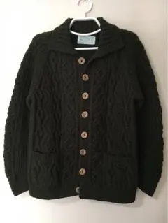 INVERALLAN 3A カーディガン サイズ38 緑タグ スコットランド製