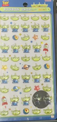 【新品未開封】ボンボンドロップシール　ミニ　ディズニー　エイリアン 正規品