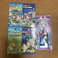 ハローキティ 2006年 トリノオリンピック ストラップ 3点セット 根付け