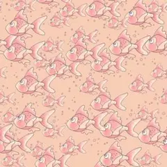 ロラライハリス生地　Salmon Schoot110×45