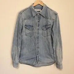 REMI RERIEF レミレリーフ　デニム　ウエスタン　シャツ　L サイズ