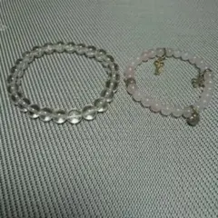 最終お値下げ★天然石水晶ブレスレットJAL機内販売