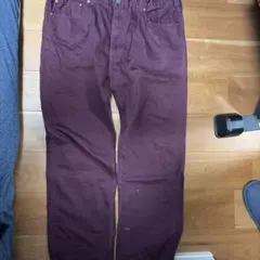 Levi's 505 デニム W42 L32 ボルドー