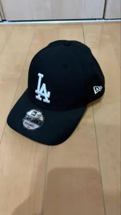 New Era LAロゴ ブラックキャップ 9FORTY