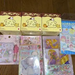 ハッピーセット景品・サンリオポムポムプリン 3個セット／第1弾／オマケ付き