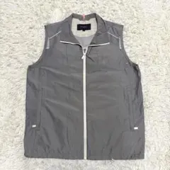 バーバリーゴルフ　ベスト　ナイロン　LL XL 大きいサイズ　グレー