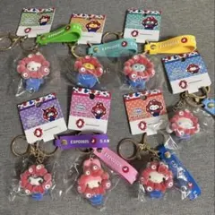 EXPO2025 ミャクミャクサンリオ キーホルダー フロッキー コンプリート