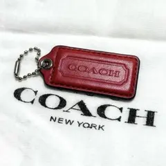 ✴︎COACH コーチ ロゴ タグ バッグチャーム キーホルダー キーリング✴︎