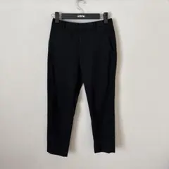 UNIQLO ブラック　スマート　アンクル　パンツ　M スラックス