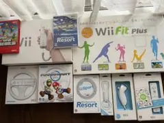 任天堂Wiiゲーム一式＆Wii fit plus