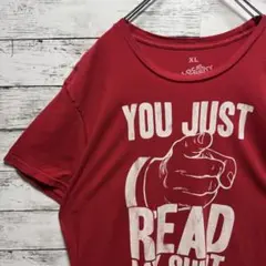 I39【希少なXL】ローカルセレブリティ　ビッグプリント　半袖Tシャツ