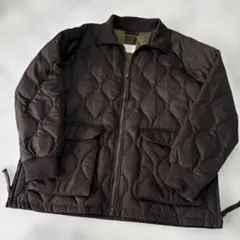 ✨大人気✨TAIONタイオンミリタリー リブハイネックWジップ ダウンジャケット