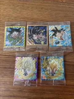ドラゴンボール 超戦士シールウエハース　5枚セット