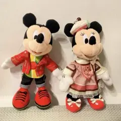 パルパルーザ　ミッキーミニー　ぬいぐるみバッジ