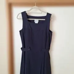 【ローラアシュレイ】ジャンパースカート　ウール100%