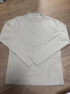 studio CLIP ハイネックニットセーター グレージュ　サイズM