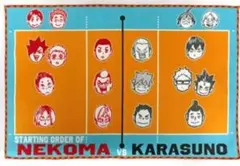 【未開封】　ハイキュー‼︎ ベストゲームタオル　烏野vs青葉城西