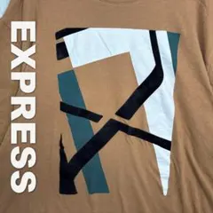 1420 EXPRESS トップス ブラウン XL グラフィックのサムネイル