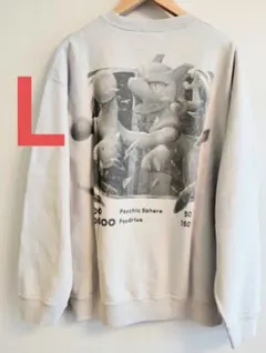 新品 UNIQLO ポケモン スウェットシャツ ミュウツー ライトグレー Ｌ