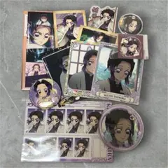 胡蝶しのぶ　鬼滅の刃　缶バッジ　ブロマイド　証明写真風　シール