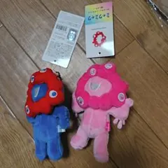 2025年大阪万博ミャクミャク様ぬいぐるみキーチェーンセット プレーンとピンク