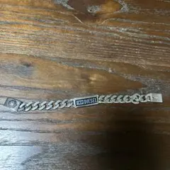 DIESEL シルバー チェーンブレスレット