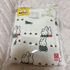【未開封】110ユニクロ キッズ 長袖 パジャマ ミッフィー うさこちゃん 白