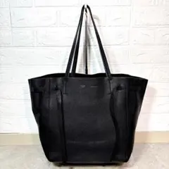 CELINE(旧ロゴ) セリーヌ カバファントム スモール トートバッグ 黒のサムネイル