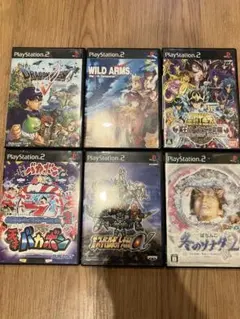 PS2 ソフト5本セット ドラクエシリーズ・BUSIN・パチパラ12 まとめ売り PS2 ソフト5本セット ドラクエシリーズ・BUSIN・パチパラ12 まとめ売り
