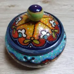 美品】ビンテージ 西ドイツ 兎 陶器 小物入れ 置物 工芸品 美術品A2759